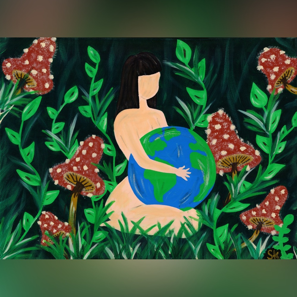 8X10 Mother Earth Art Print